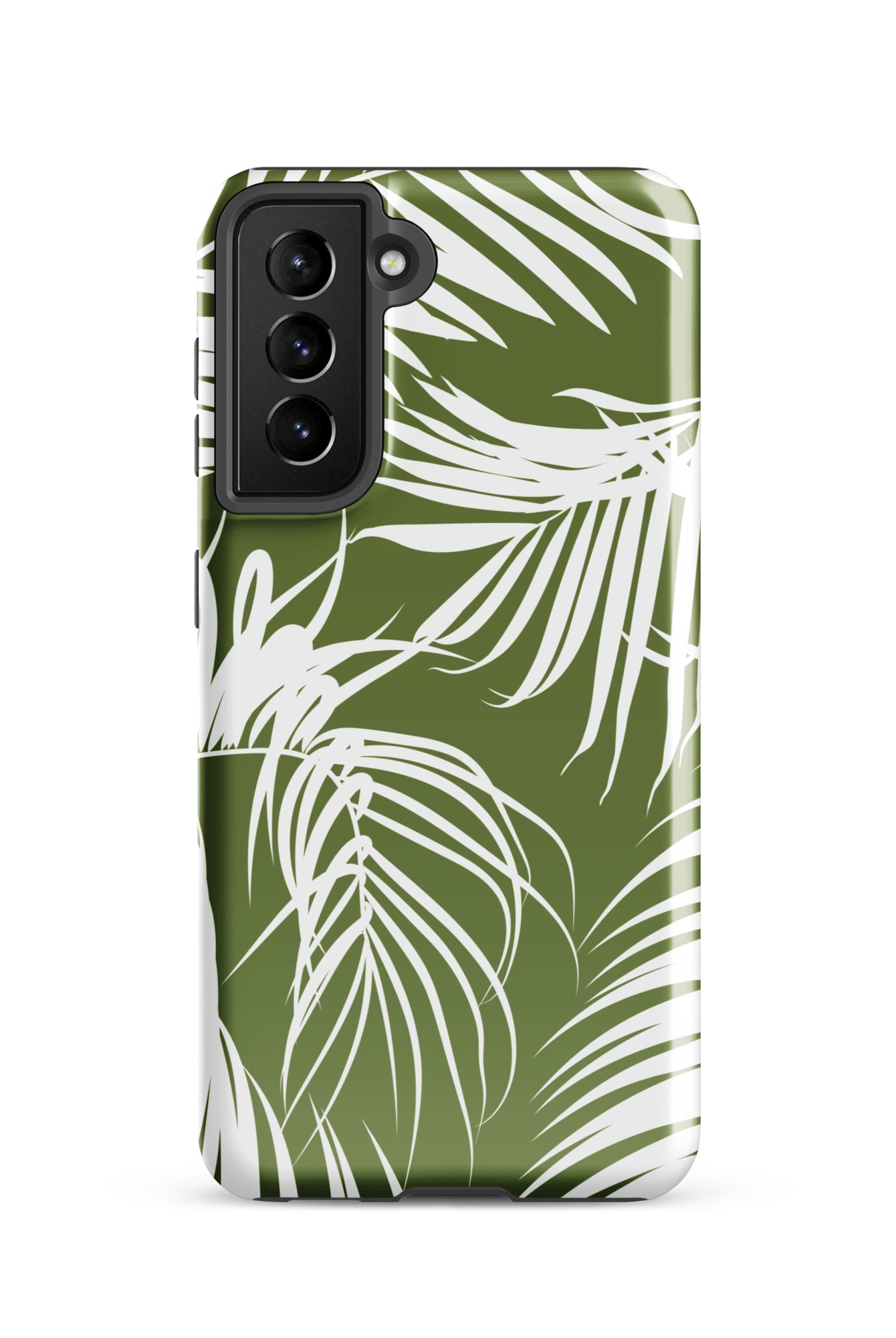 Tropical Palms Tough Phone Case for Samsung Galaxy Phone Case The Local Banyan Samsung Galaxy S21 Glossy