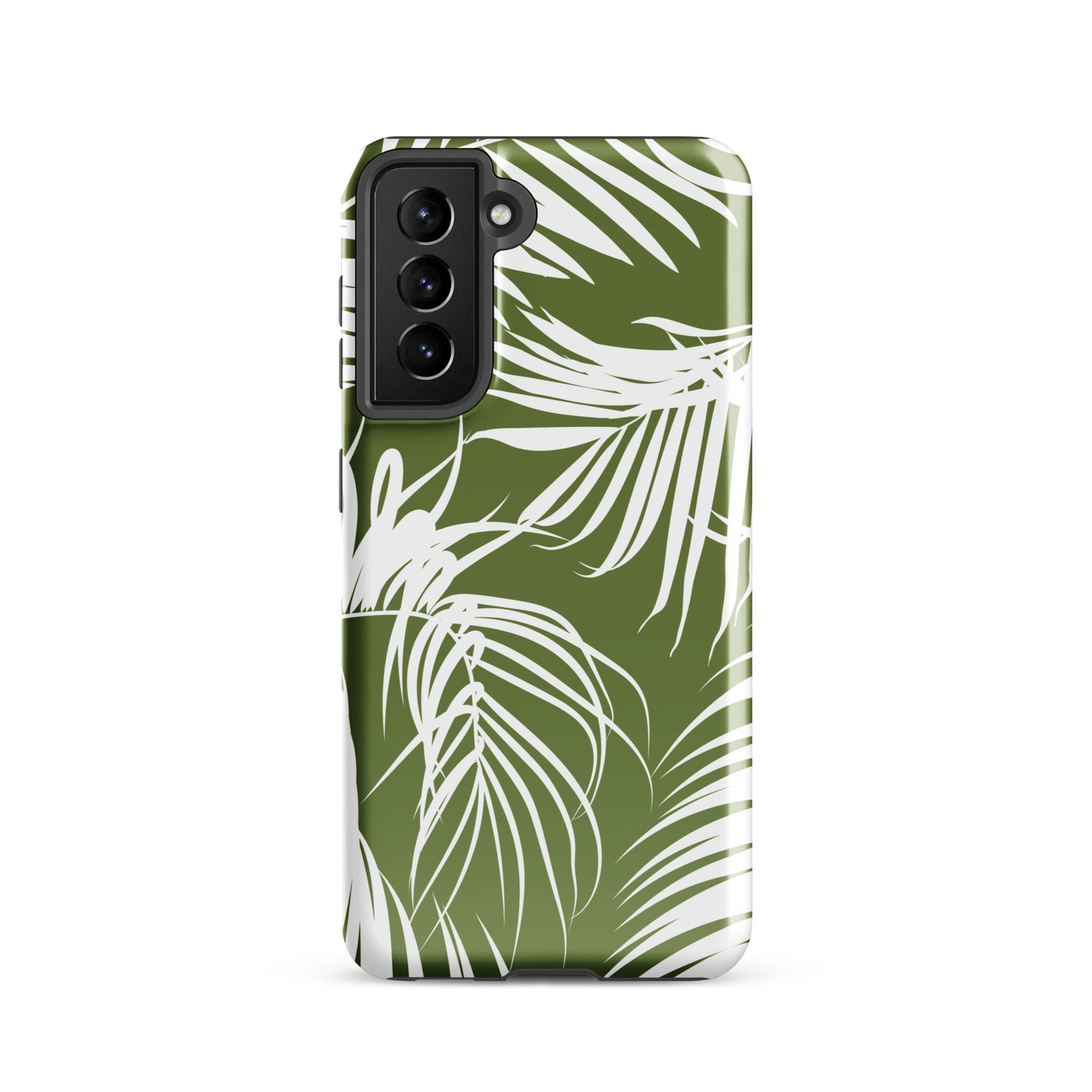 Tropical Palms Tough Phone Case for Samsung Galaxy Phone Case The Local Banyan Samsung Galaxy S21 Glossy