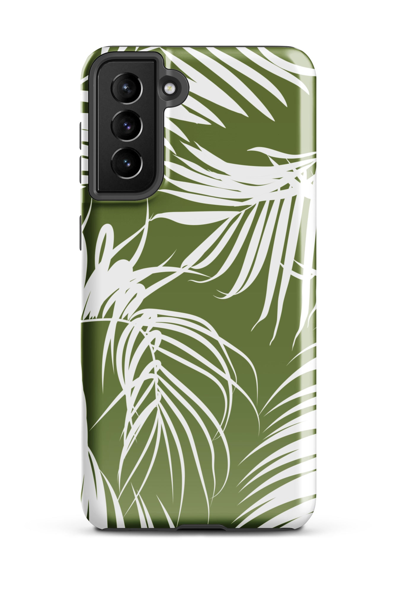 Tropical Palms Tough Phone Case for Samsung Galaxy Phone Case The Local Banyan Samsung Galaxy S21 Plus Glossy