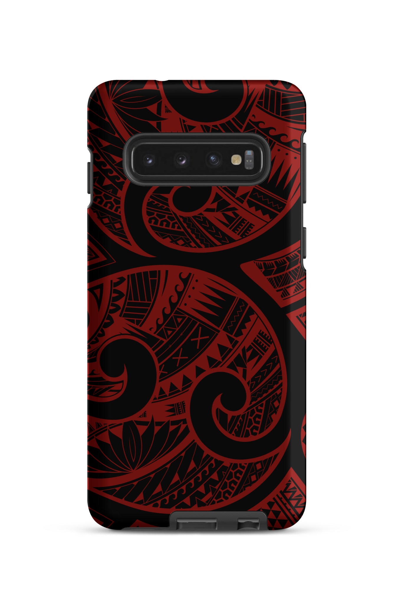 Island Tribal Red Tough Case for Samsung Galaxy Phone Case The Local Banyan