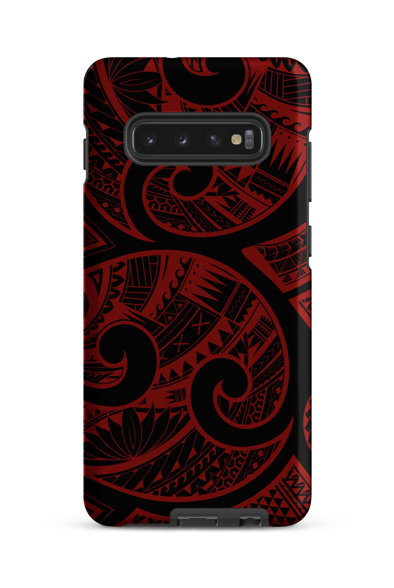 Island Tribal Red Tough Case for Samsung Galaxy Phone Case The Local Banyan
