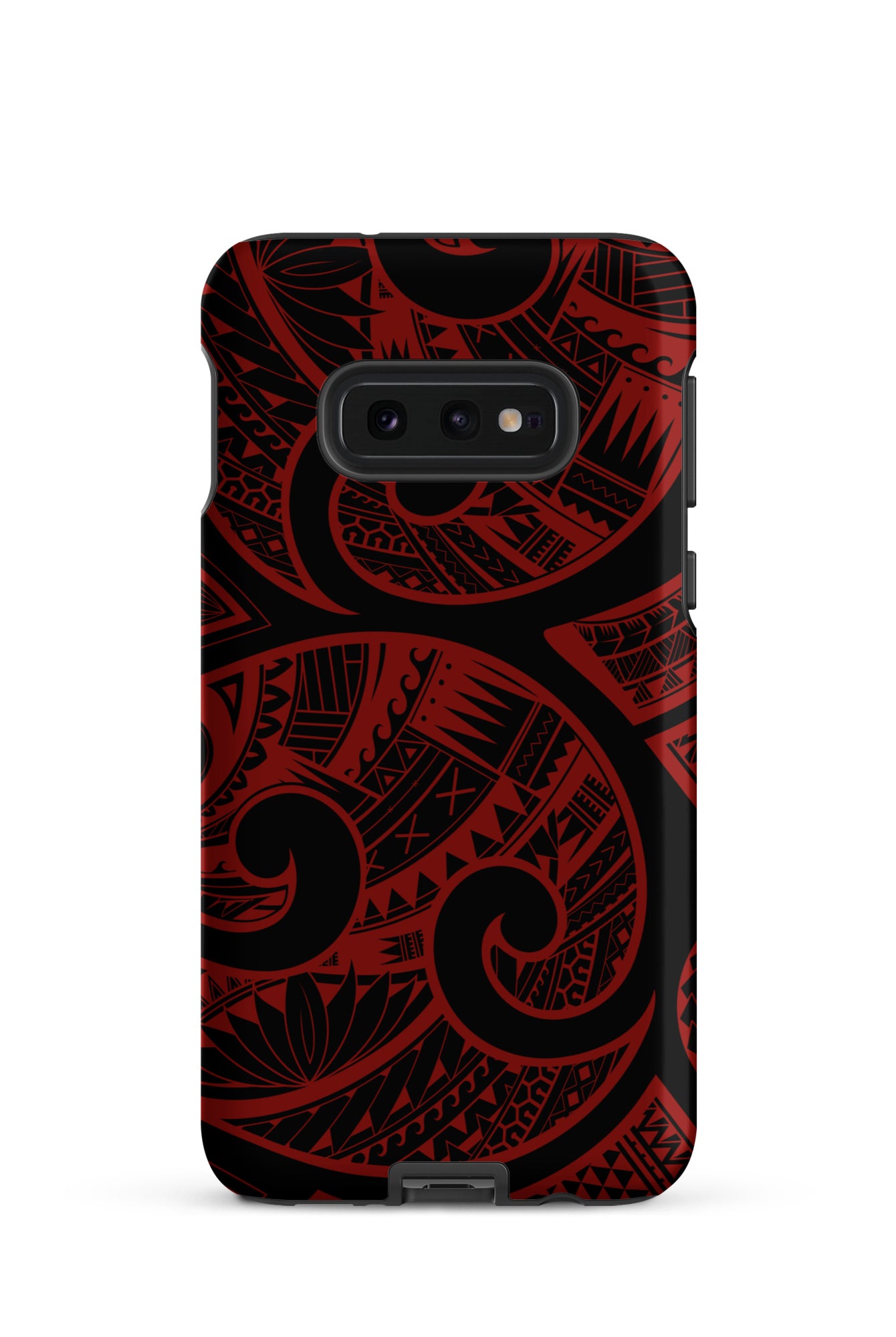 Island Tribal Red Tough Case for Samsung Galaxy Phone Case The Local Banyan