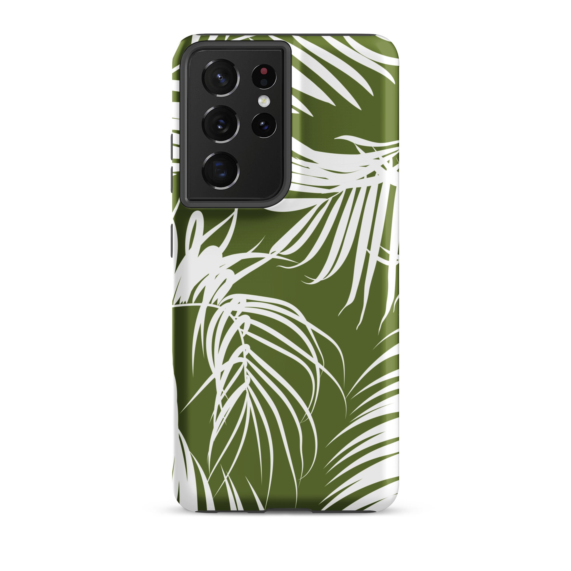 Tropical Palms Tough Phone Case for Samsung Galaxy Phone Case The Local Banyan Samsung Galaxy S21 Ultra Matte