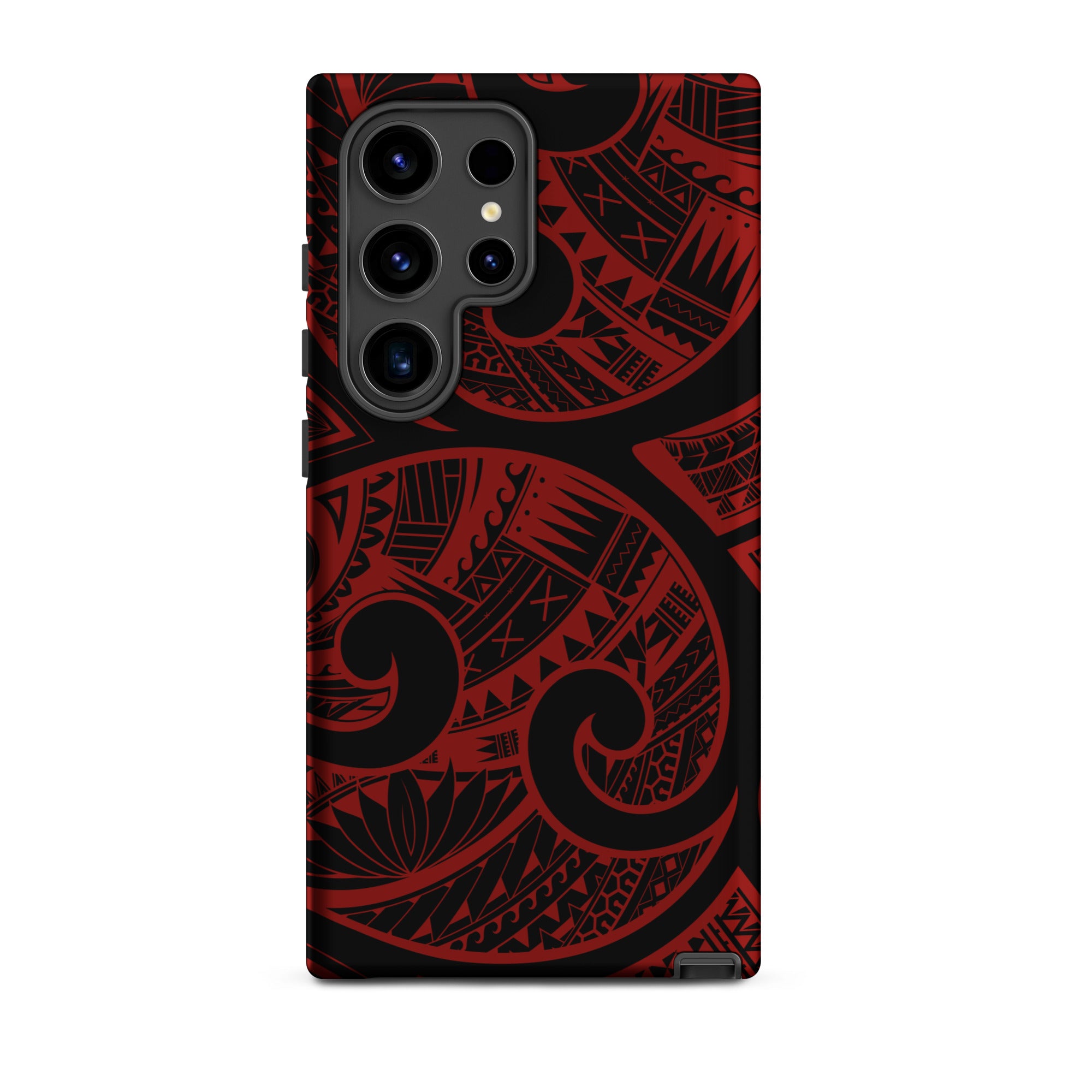 Island Tribal Red Tough Case for Samsung Galaxy Phone Case The Local Banyan Matte Samsung Galaxy S24 Ultra