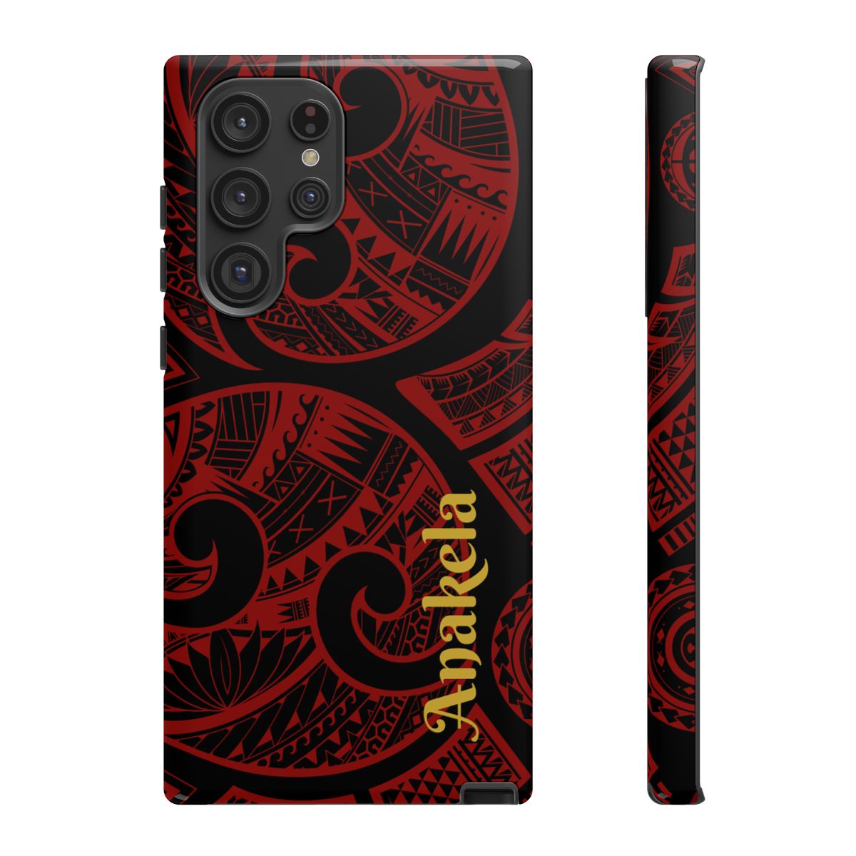 Island Tribal Personalized Tough Case for Samsung Galaxy Phone Case The Local Banyan Samsung Galaxy S22 Ultra Glossy