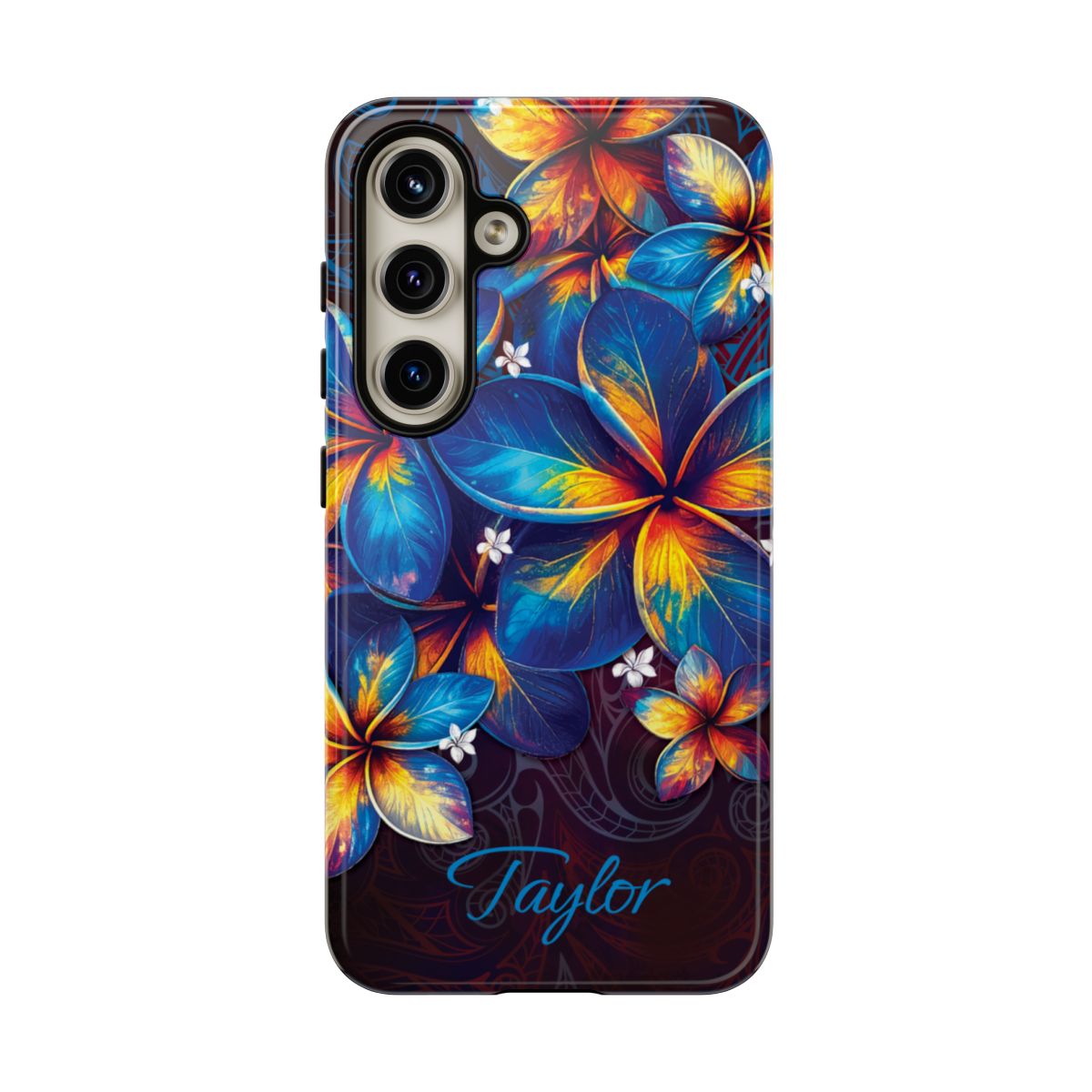 Nohea Twilight Personalized Tough Case for Samsung Galaxy - Script Font Phone Case The Local Banyan Samsung Galaxy S24 Glossy