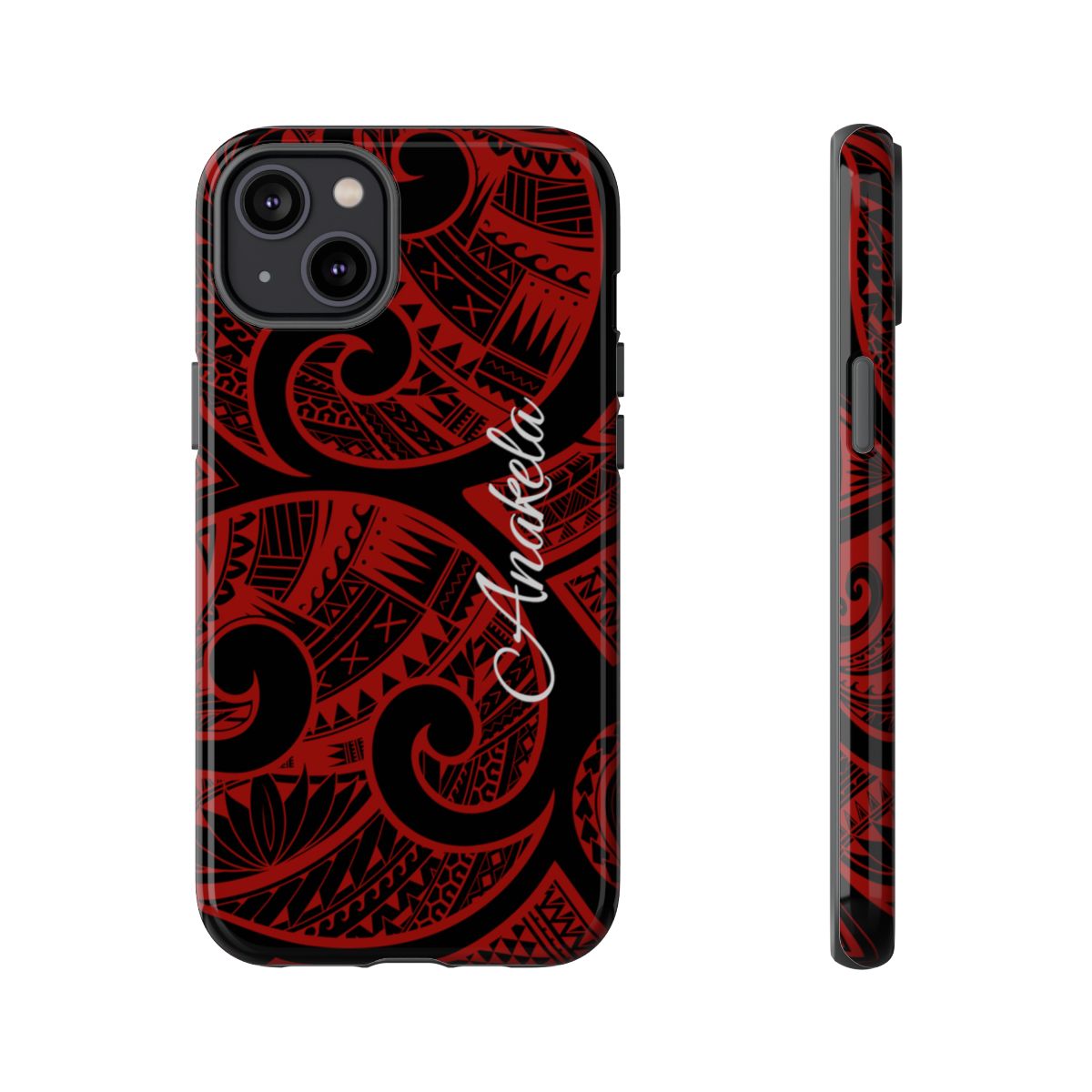 Island Tribal Personalized Tough Case for iPhone Phone Case The Local Banyan iPhone 14 Plus Glossy