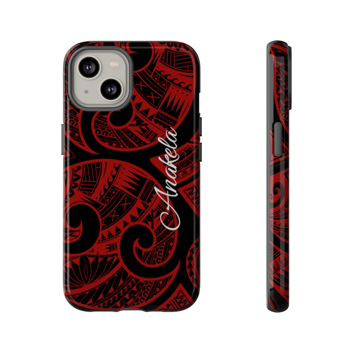 Island Tribal Personalized Tough Case for iPhone Phone Case The Local Banyan iPhone 14 Glossy