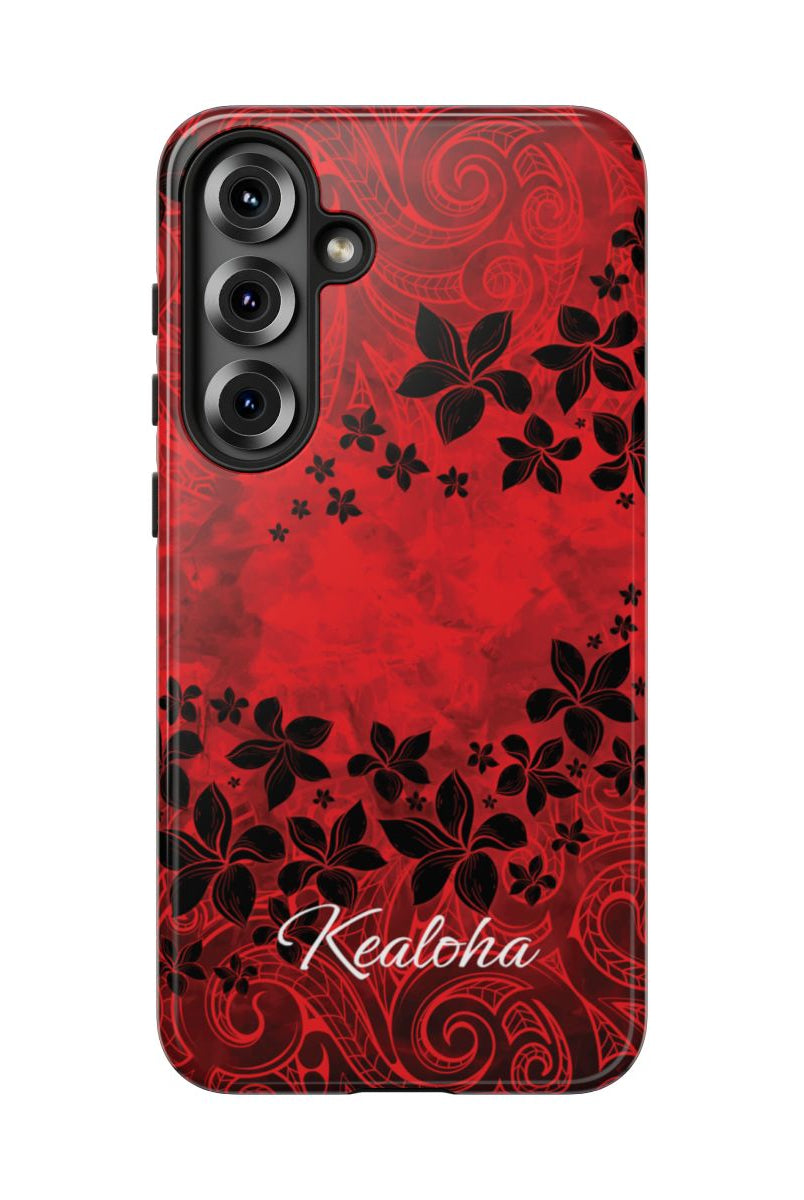 Keahi Pua Personalized Tough Case for Samsung Galaxy Phone Case The Local Banyan Samsung Galaxy S25 Plus Glossy