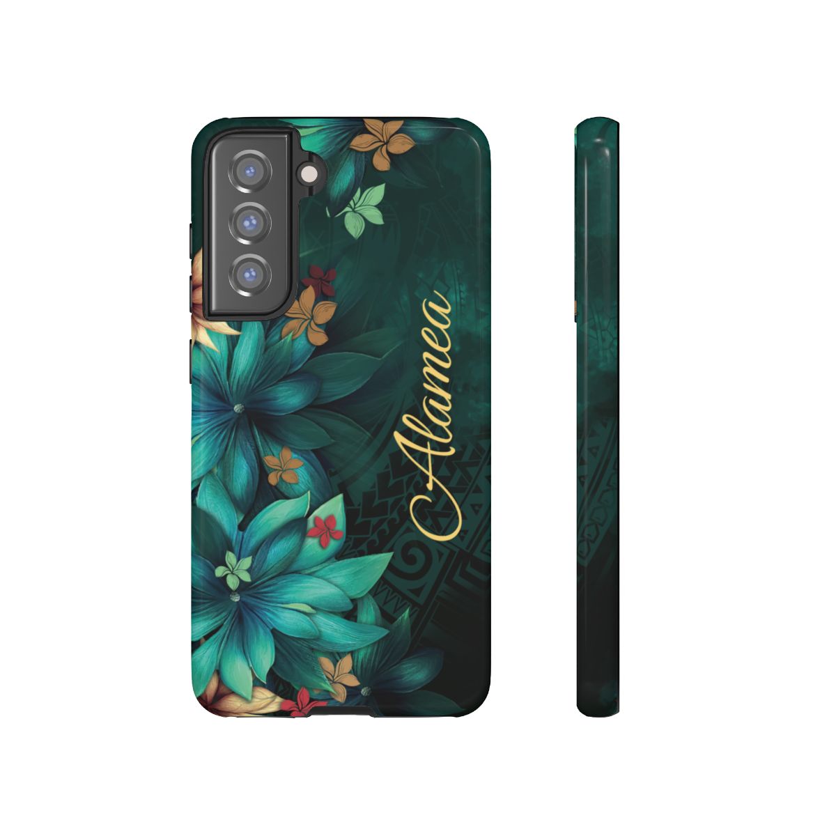 Aloha Whispers Personalized Tough Case for Samsung Galaxy Phone Case The Local Banyan Samsung Galaxy S21 FE Glossy