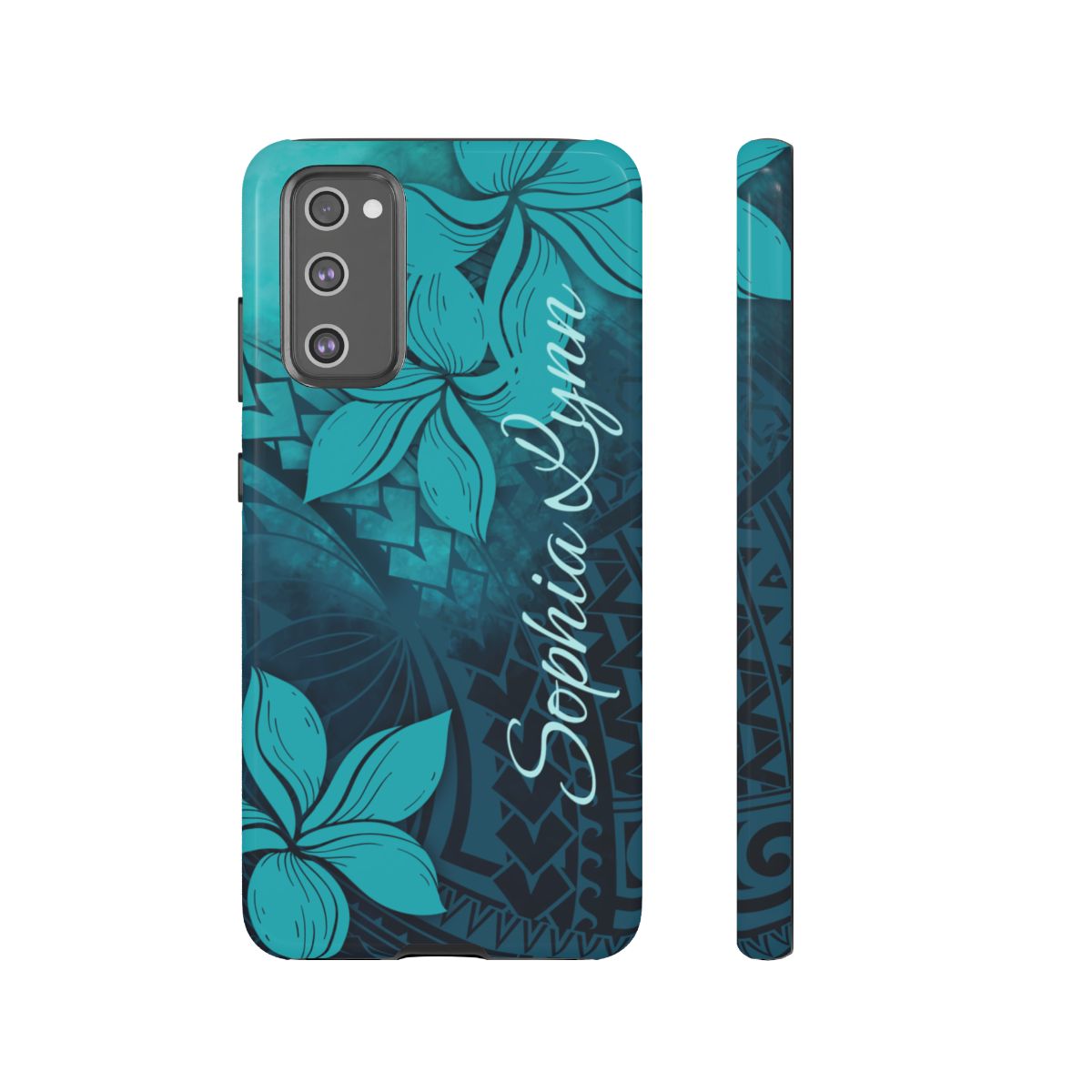 Moana Bloom Personalized Tough Case for Samsung Galaxy - Script Font Phone Case The Local Banyan Samsung Galaxy S20 FE Glossy