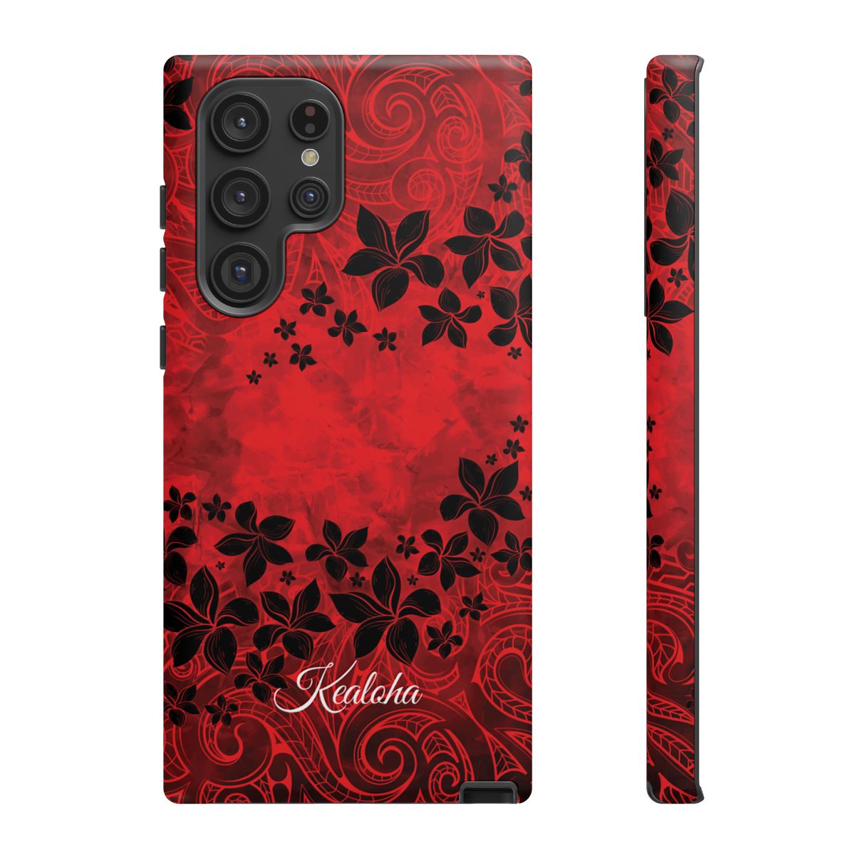 Keahi Pua Personalized Tough Case for Samsung Galaxy Phone Case The Local Banyan Samsung Galaxy S22 Ultra Matte