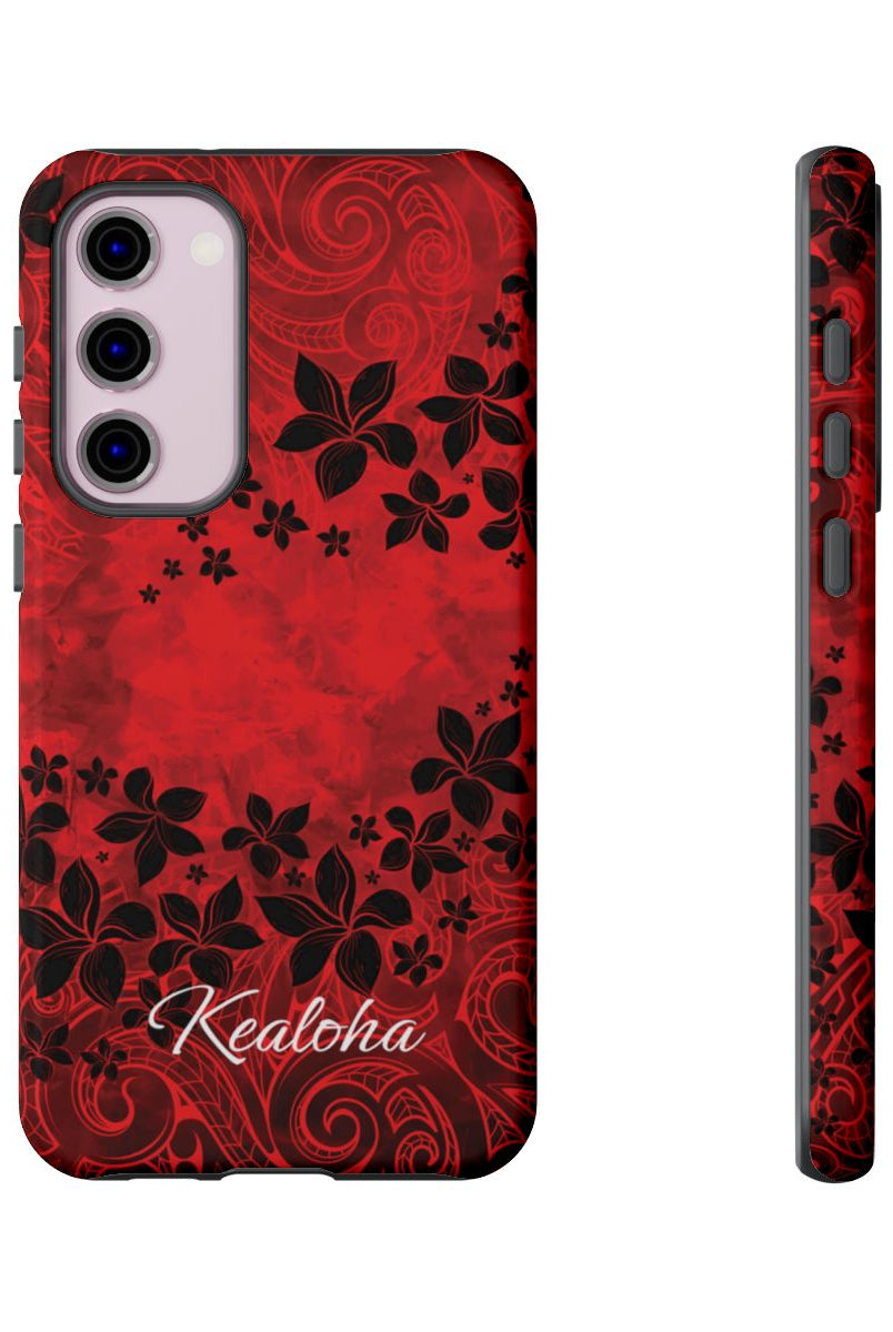 Keahi Pua Personalized Tough Case for Samsung Galaxy Phone Case The Local Banyan Samsung Galaxy S23 Plus Glossy