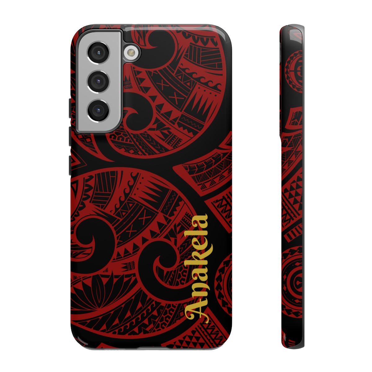 Island Tribal Personalized Tough Case for Samsung Galaxy Phone Case The Local Banyan Samsung Galaxy S22 Plus Glossy