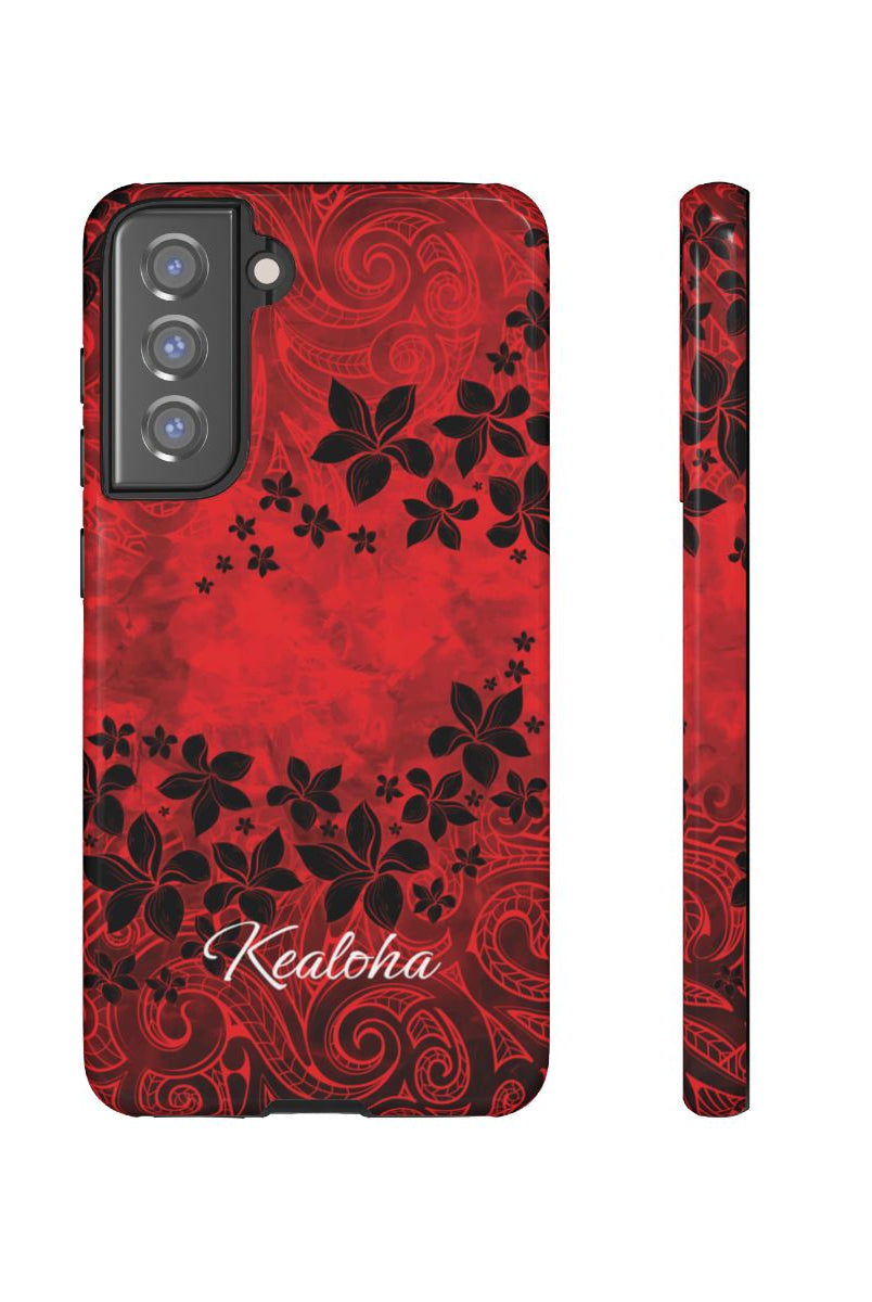 Keahi Pua Personalized Tough Case for Samsung Galaxy Phone Case The Local Banyan Samsung Galaxy S21 FE Glossy