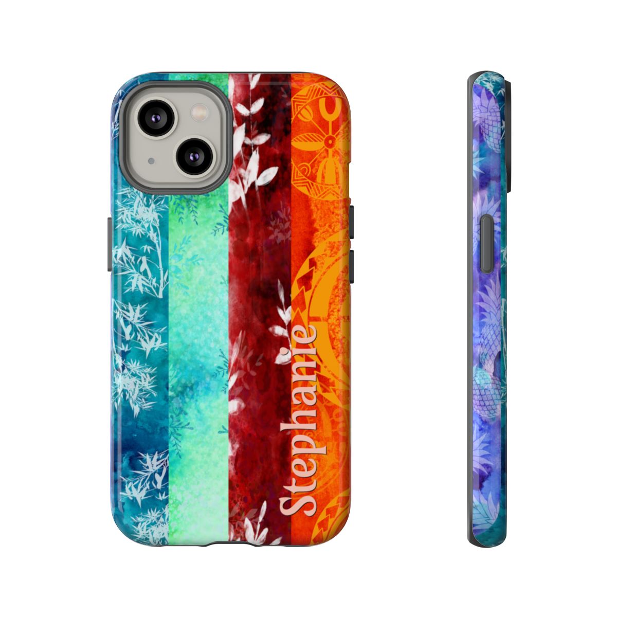 Island Vibes Personalized Tough Case for iPhone Phone Case The Local Banyan iPhone 14 Glossy