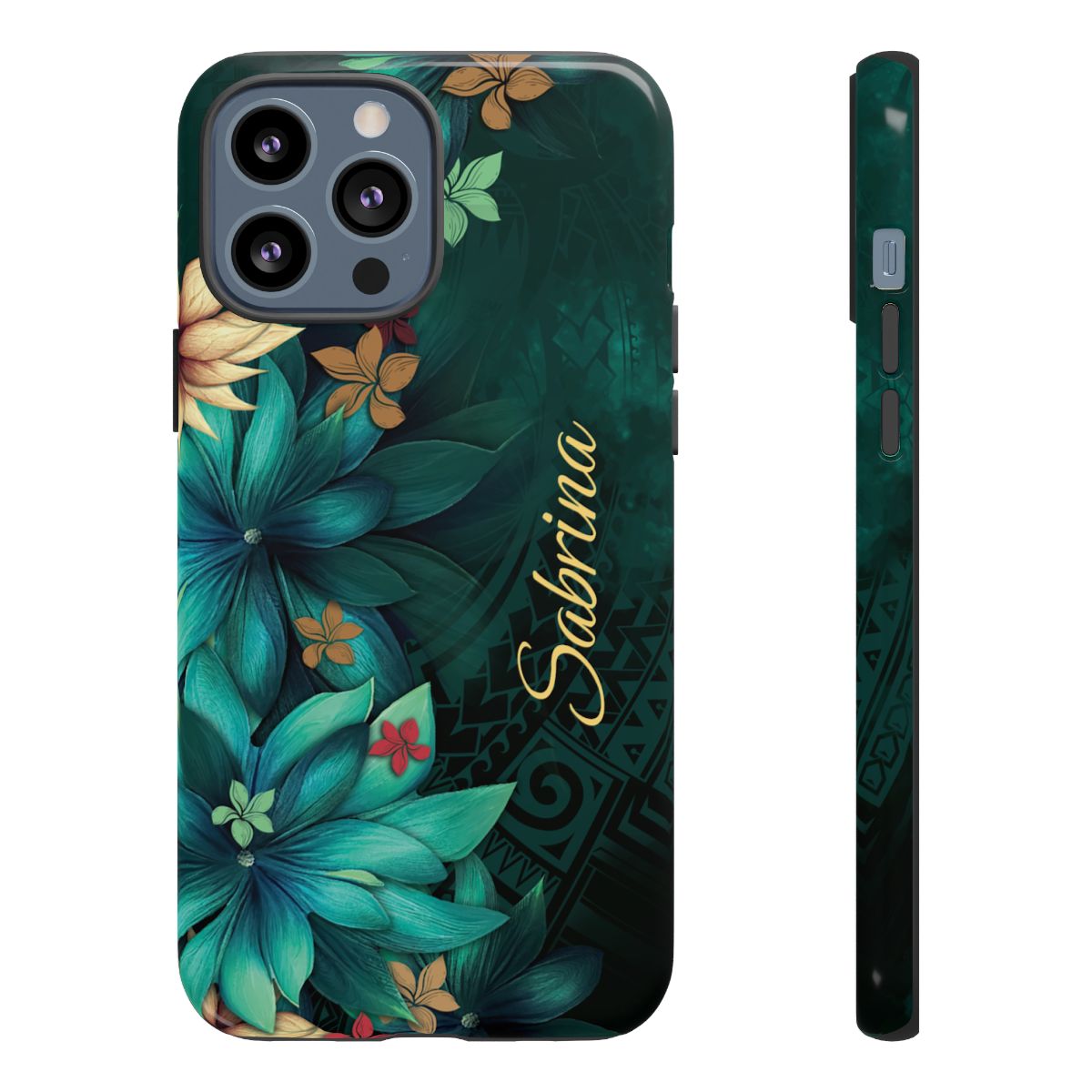 Aloha Whispers Personalized Tough Case for iPhone Phone Case The Local Banyan iPhone 13 Pro Max Glossy