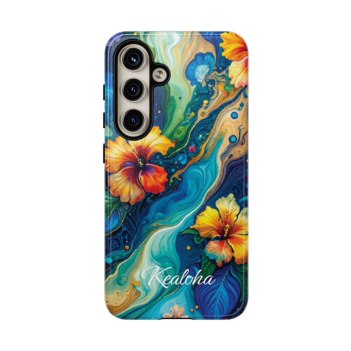 Aloalo Drift Personalized Tough Case for Samsung Galaxy Phone Case The Local Banyan Samsung Galaxy S24 Glossy