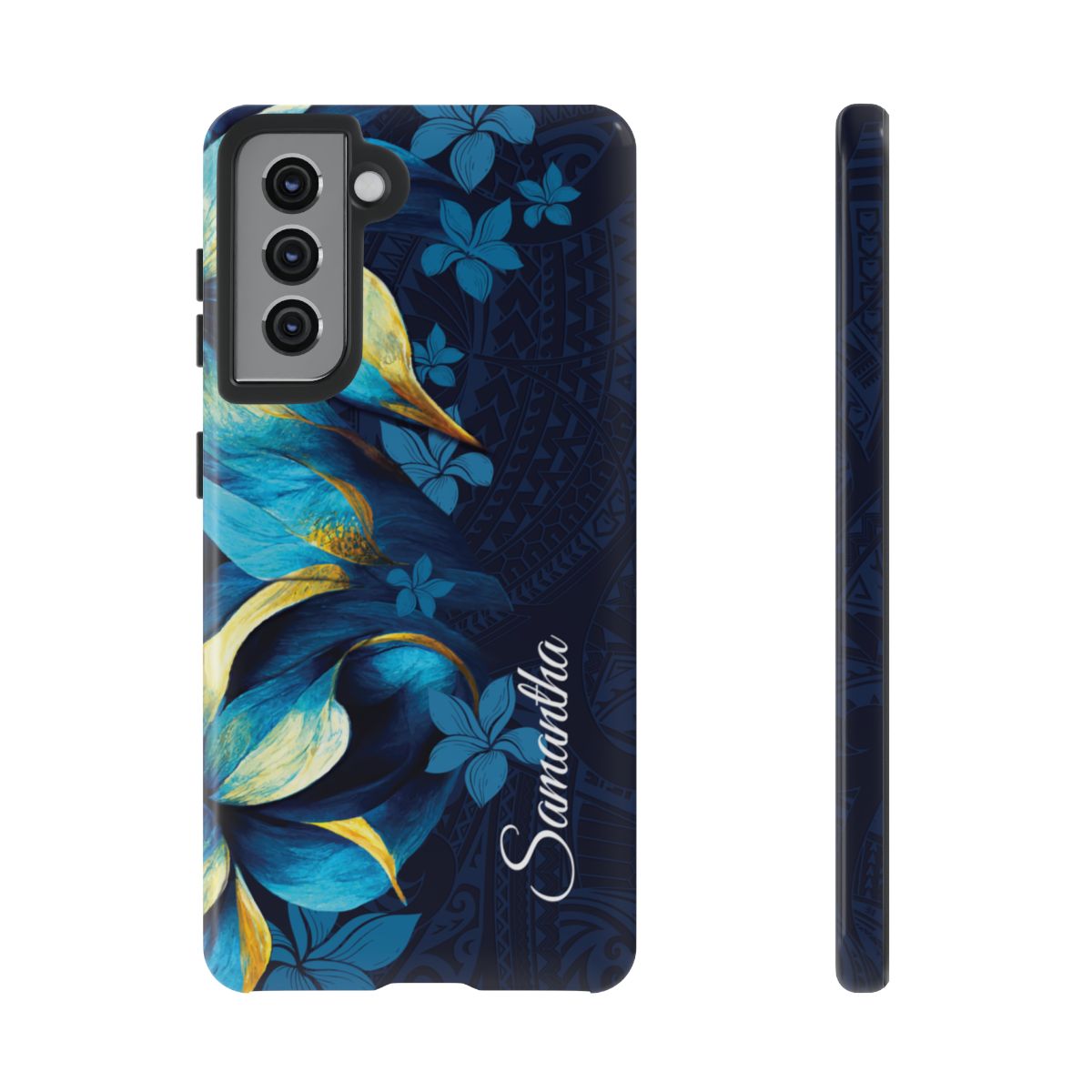 Po Mahina Personalized Tough Case for Samsung Galaxy Phone Case The Local Banyan Samsung Galaxy S21 Glossy