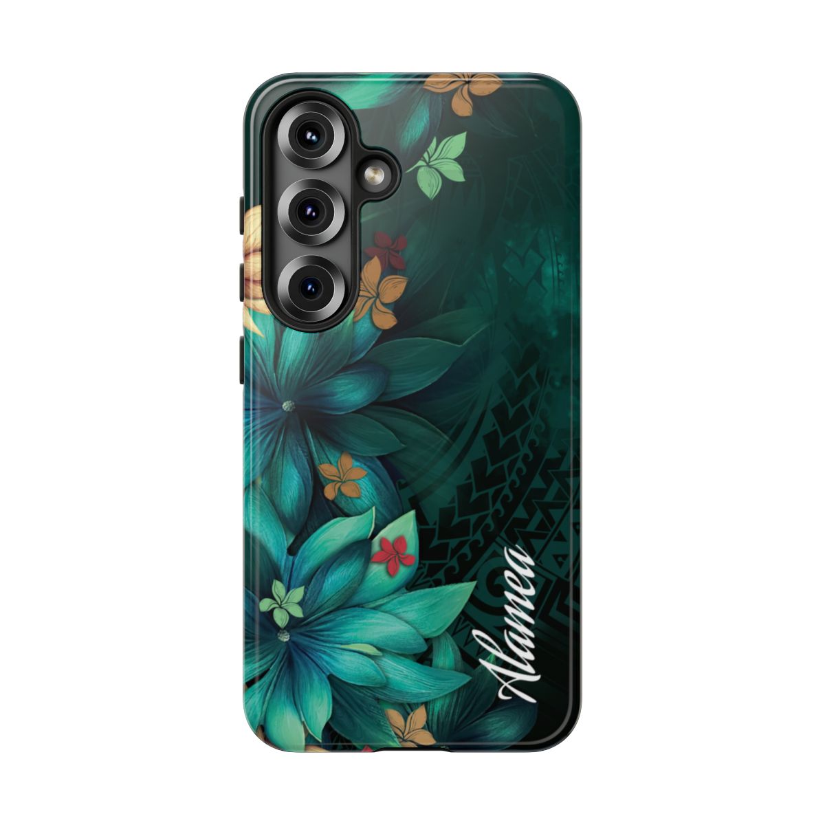 Aloha Whispers Personalized Tough Case for Samsung Galaxy Phone Case The Local Banyan Samsung Galaxy S25 Glossy