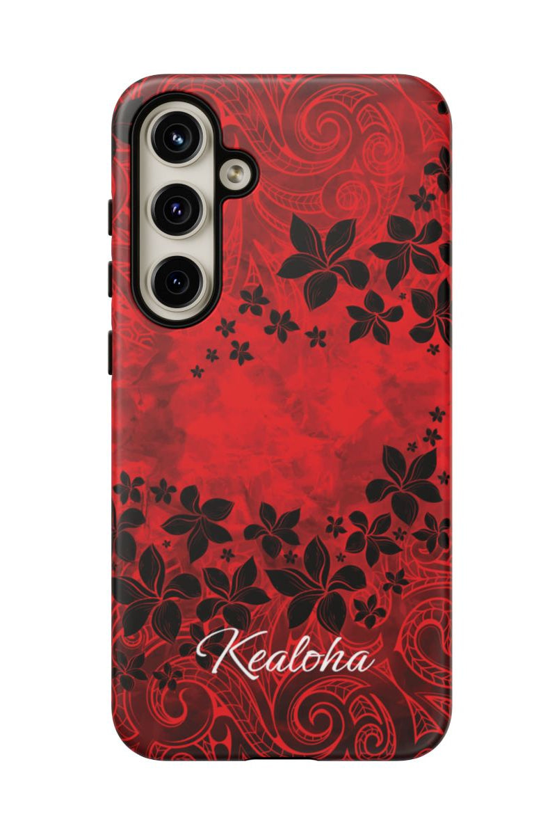 Keahi Pua Personalized Tough Case for Samsung Galaxy Phone Case The Local Banyan Samsung Galaxy S24 Plus Matte