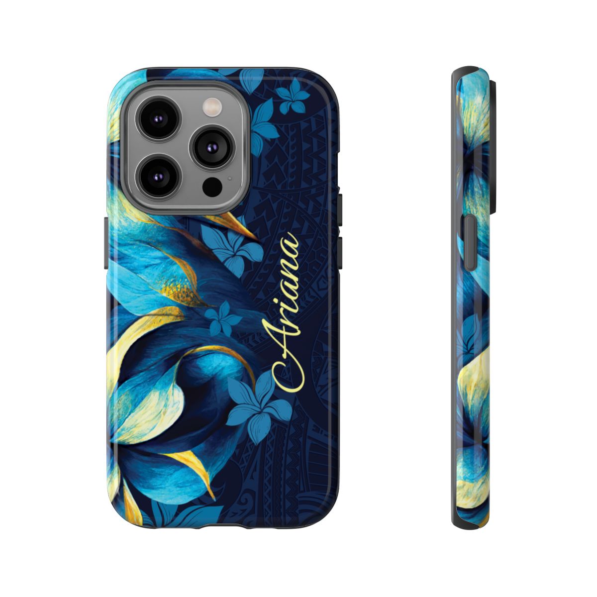 Pō Mahina Personalized Tough Case for iPhone Phone Case The Local Banyan iPhone 14 Pro Glossy