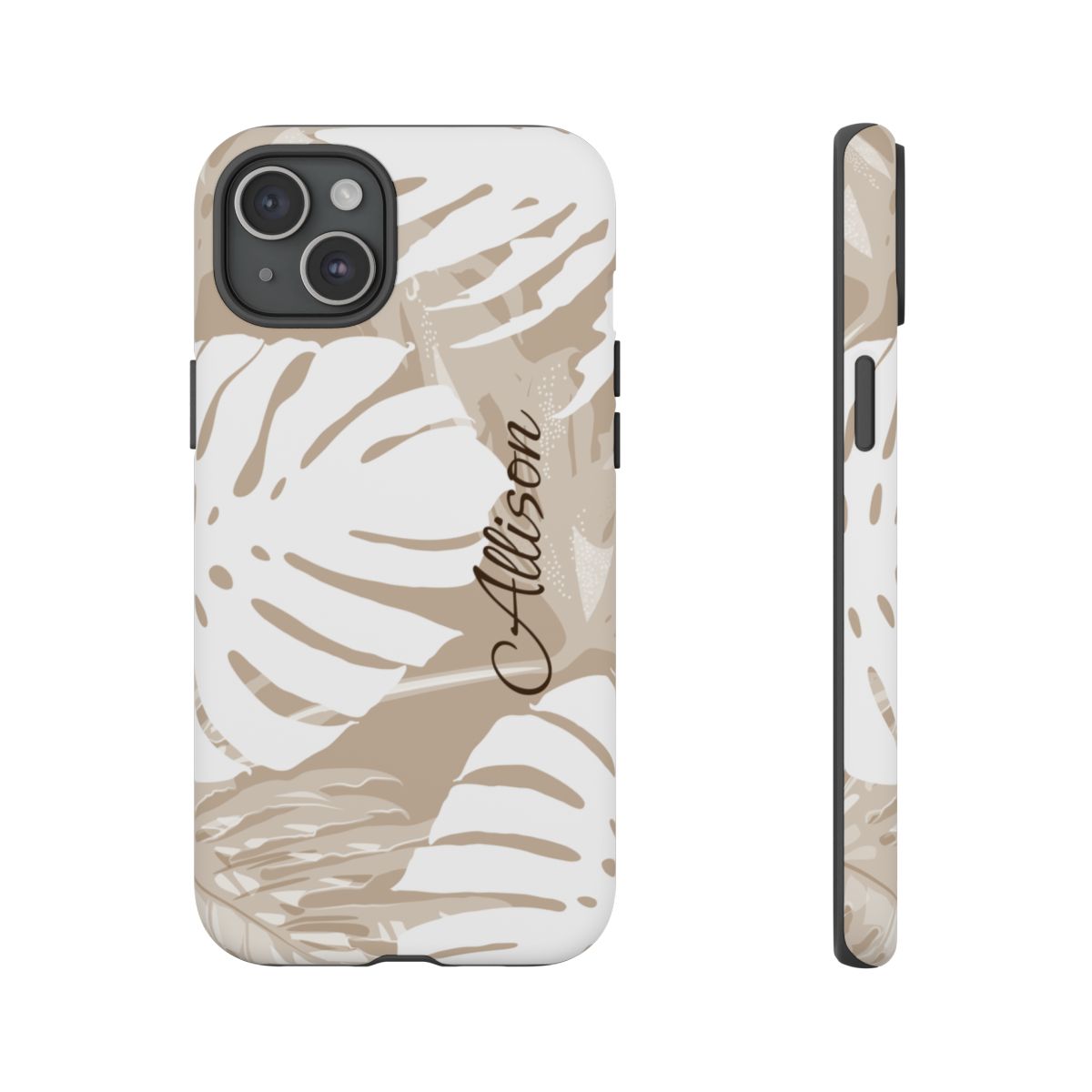 Exotic Monstera Personalized Tough Case for iPhone Phone Case The Local Banyan iPhone 15 Plus Matte