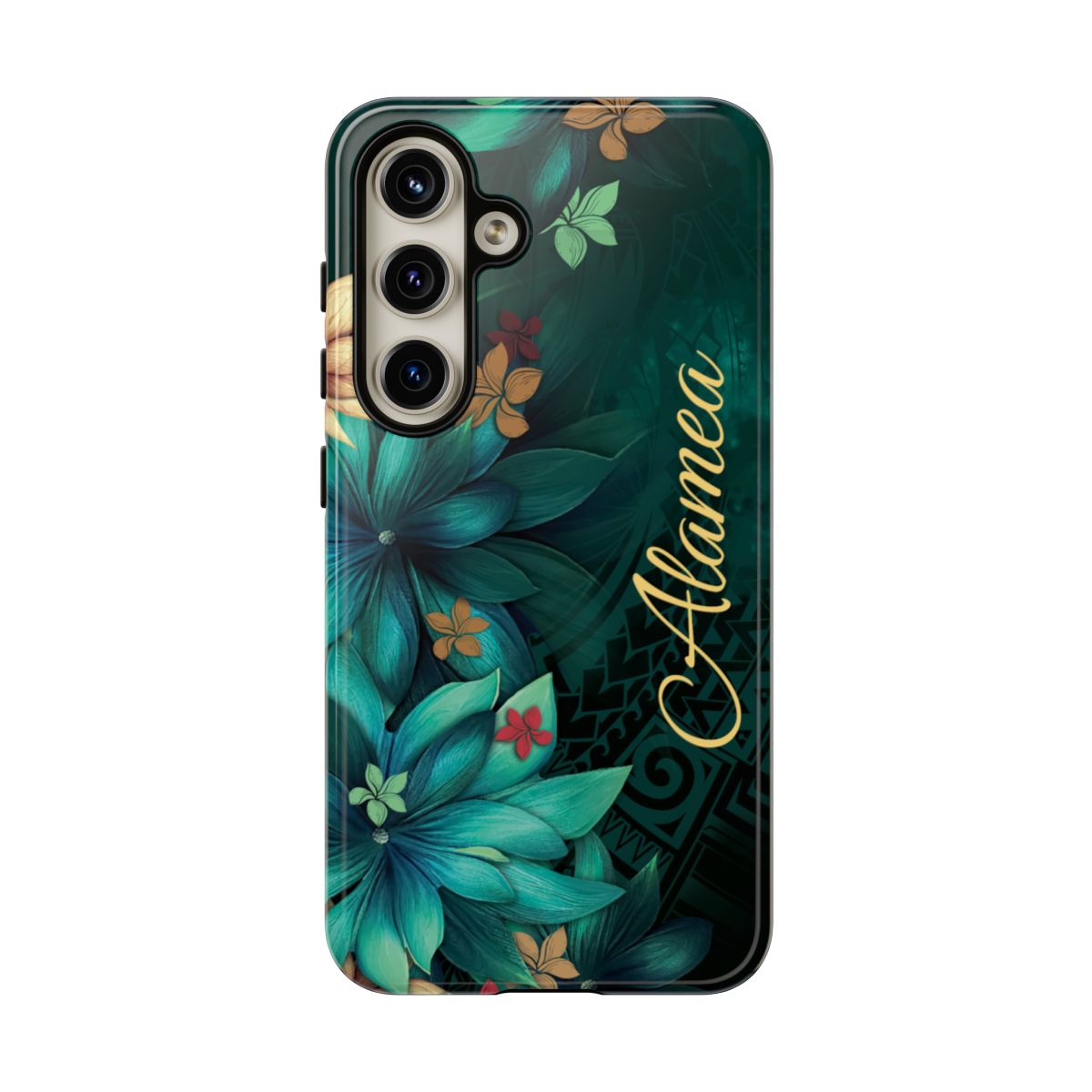 Aloha Whispers Personalized Tough Case for Samsung Galaxy Phone Case The Local Banyan Samsung Galaxy S24 Glossy
