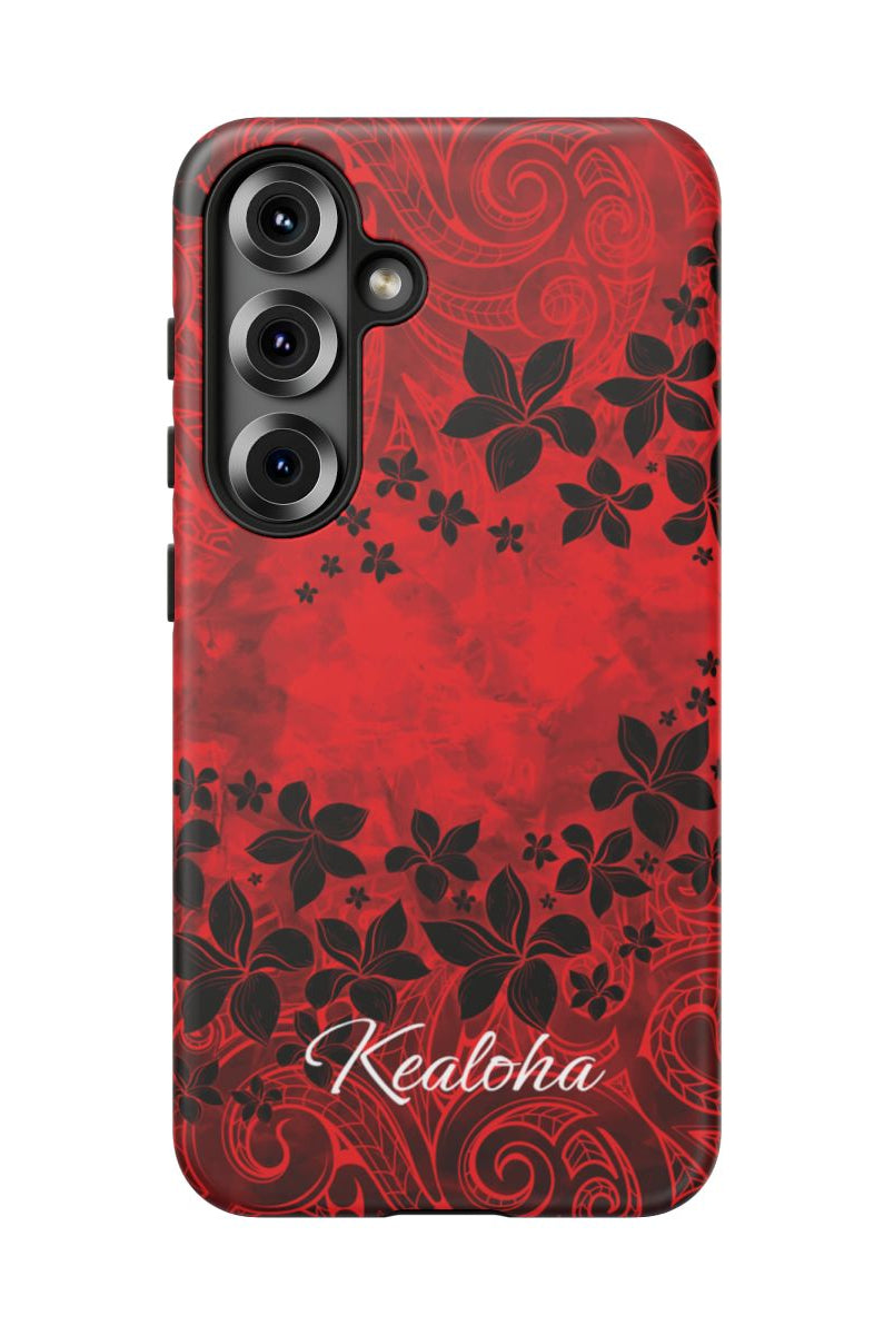 Keahi Pua Personalized Tough Case for Samsung Galaxy Phone Case The Local Banyan Samsung Galaxy S25 Matte