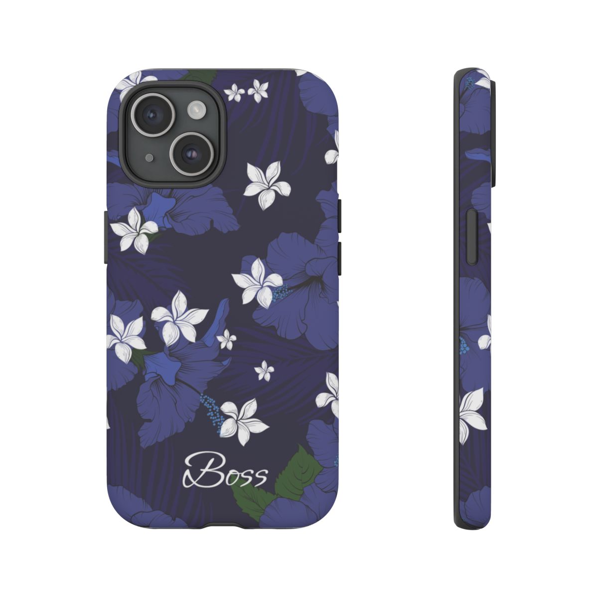 Vintage Blue Personalized Tough Case for iPhone Phone Case The Local Banyan iPhone 15 Matte