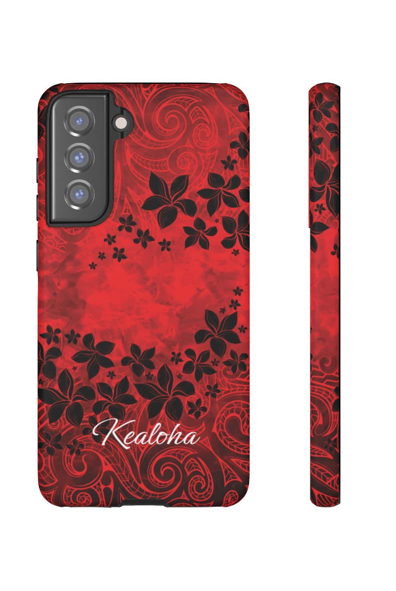 Keahi Pua Personalized Tough Case for Samsung Galaxy Phone Case The Local Banyan Samsung Galaxy S21 FE Matte