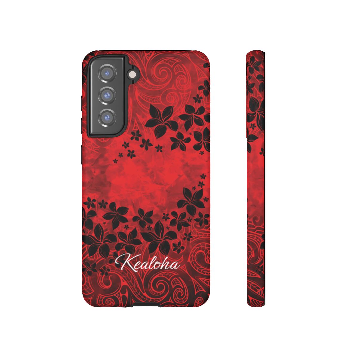 Keahi Pua Personalized Tough Case for Samsung Galaxy Phone Case The Local Banyan Samsung Galaxy S21 FE Matte