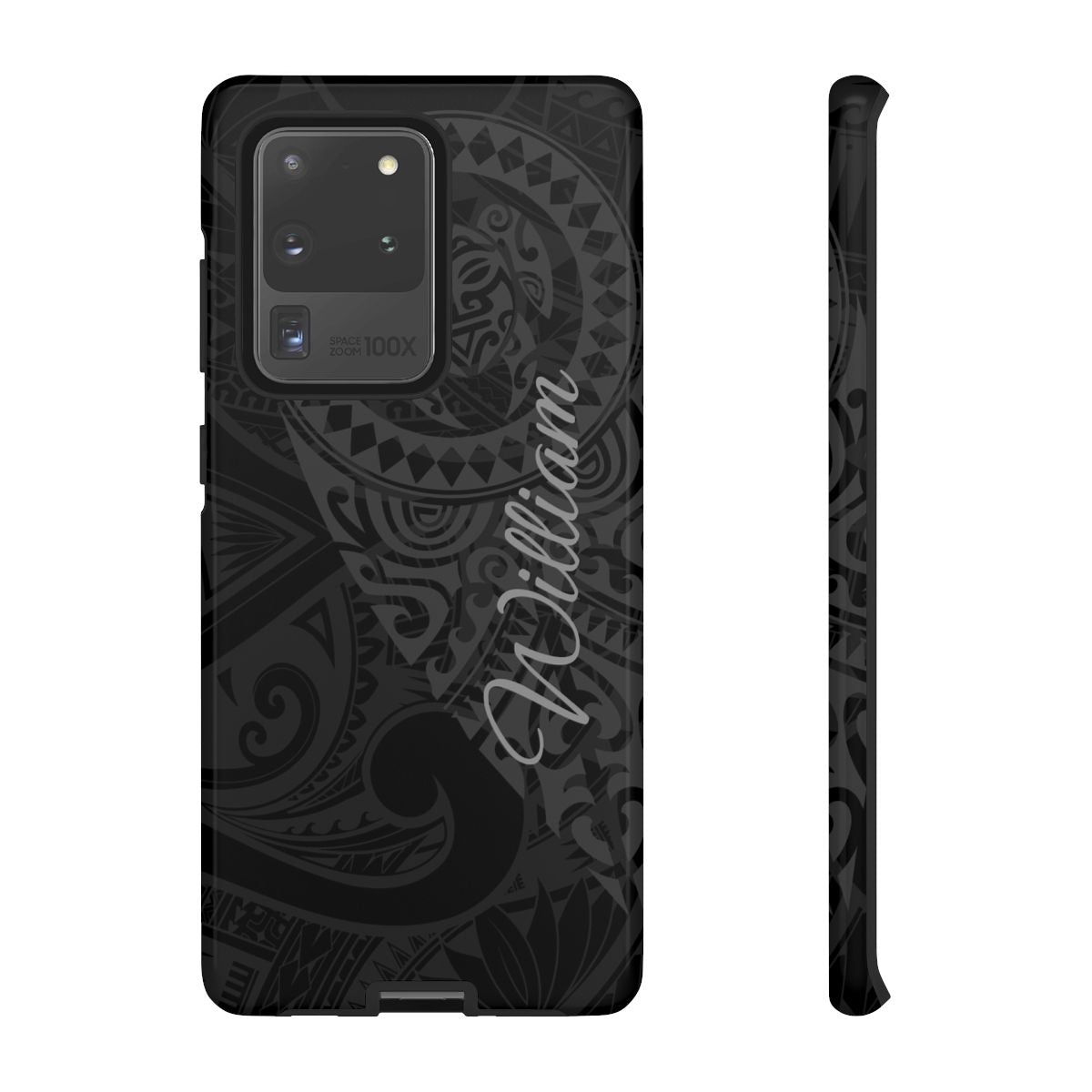 Tribal Guardian Personalized Tough Case for Samsung Galaxy - Script Font Phone Case The Local Banyan Samsung Galaxy S20 Ultra Glossy