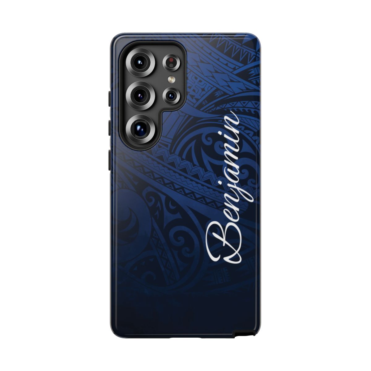 Midnight Essence Personalized Tough Case for Samsung Galaxy - Script Font Phone Case The Local Banyan Samsung Galaxy S25 Ultra Glossy
