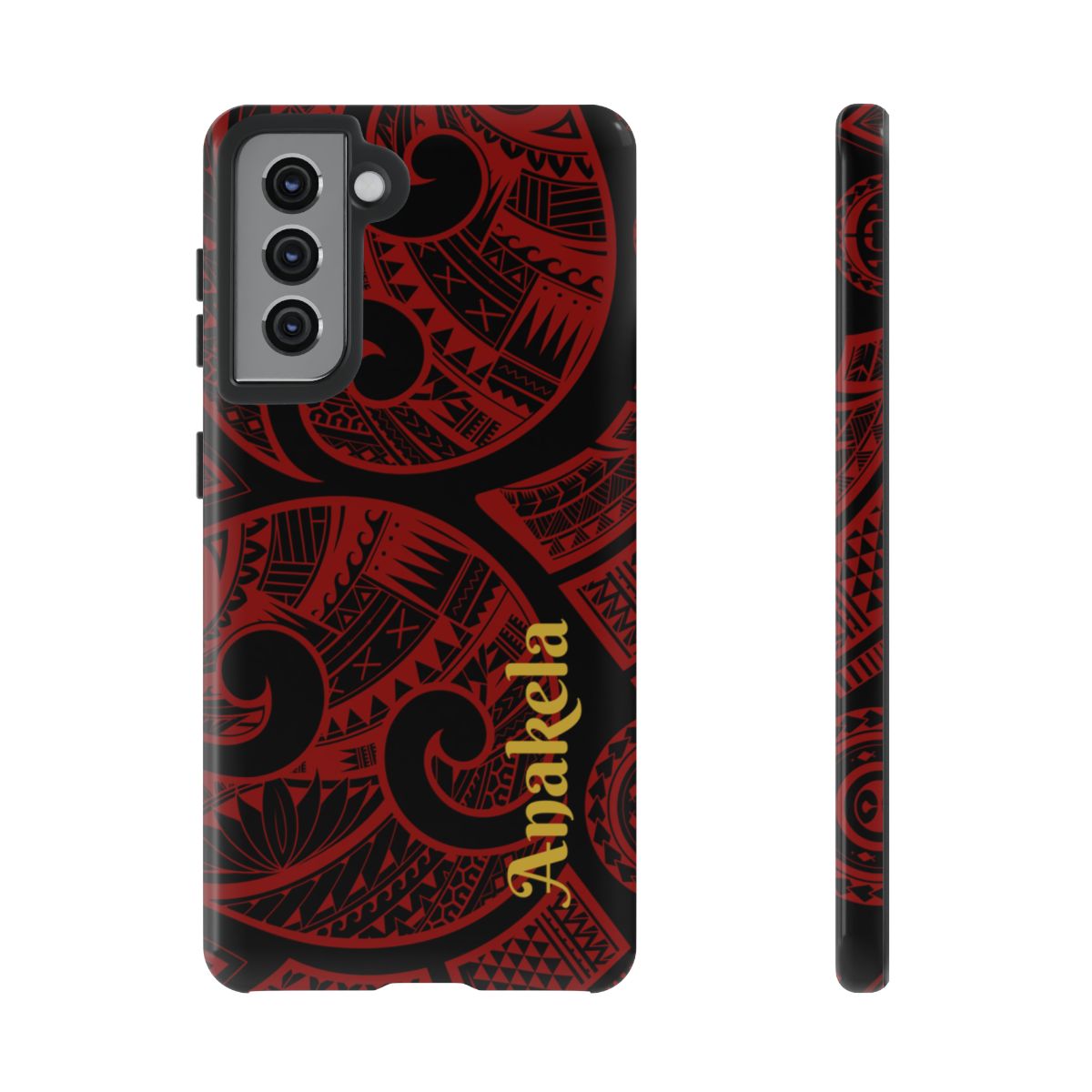 Island Tribal Personalized Tough Case for Samsung Galaxy Phone Case The Local Banyan Samsung Galaxy S21 Glossy