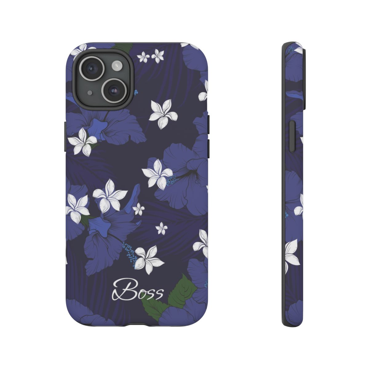 Vintage Blue Personalized Tough Case for iPhone Phone Case The Local Banyan iPhone 15 Plus Matte