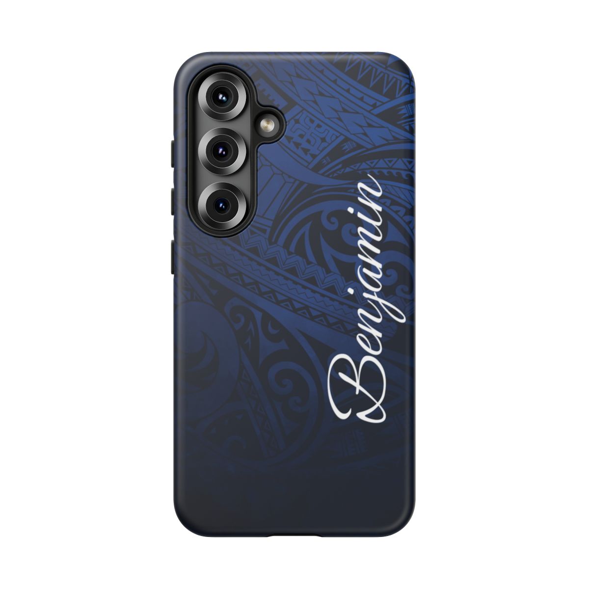 Midnight Essence Personalized Tough Case for Samsung Galaxy - Script Font Phone Case The Local Banyan Samsung Galaxy S25 Matte