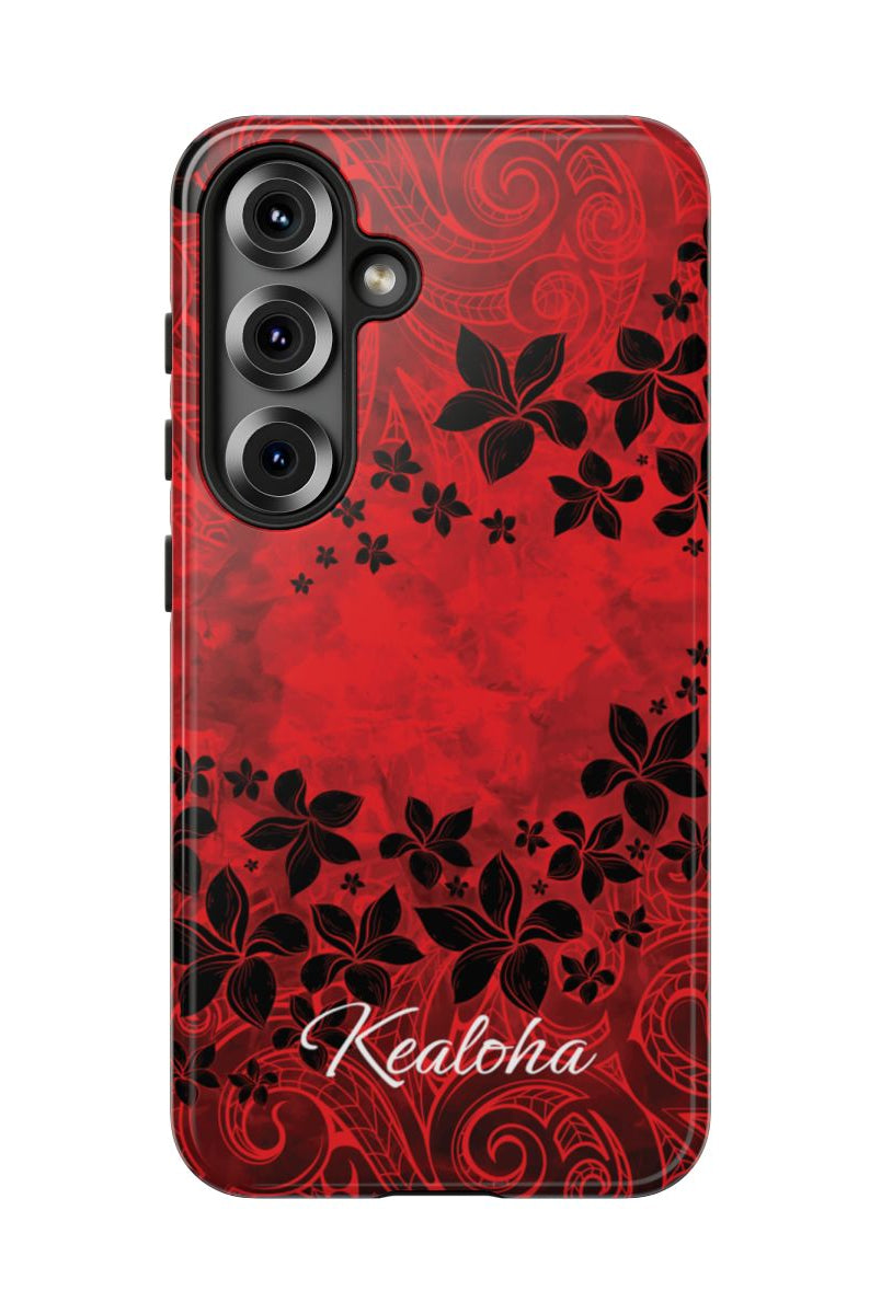 Keahi Pua Personalized Tough Case for Samsung Galaxy Phone Case The Local Banyan Samsung Galaxy S25 Glossy