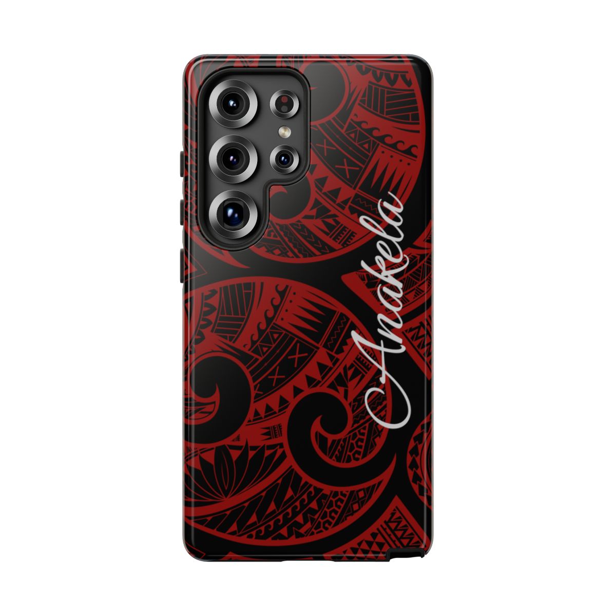 Island Tribal Personalized Tough Case for Samsung Galaxy - Script Font Phone Case The Local Banyan Samsung Galaxy S25 Ultra Glossy