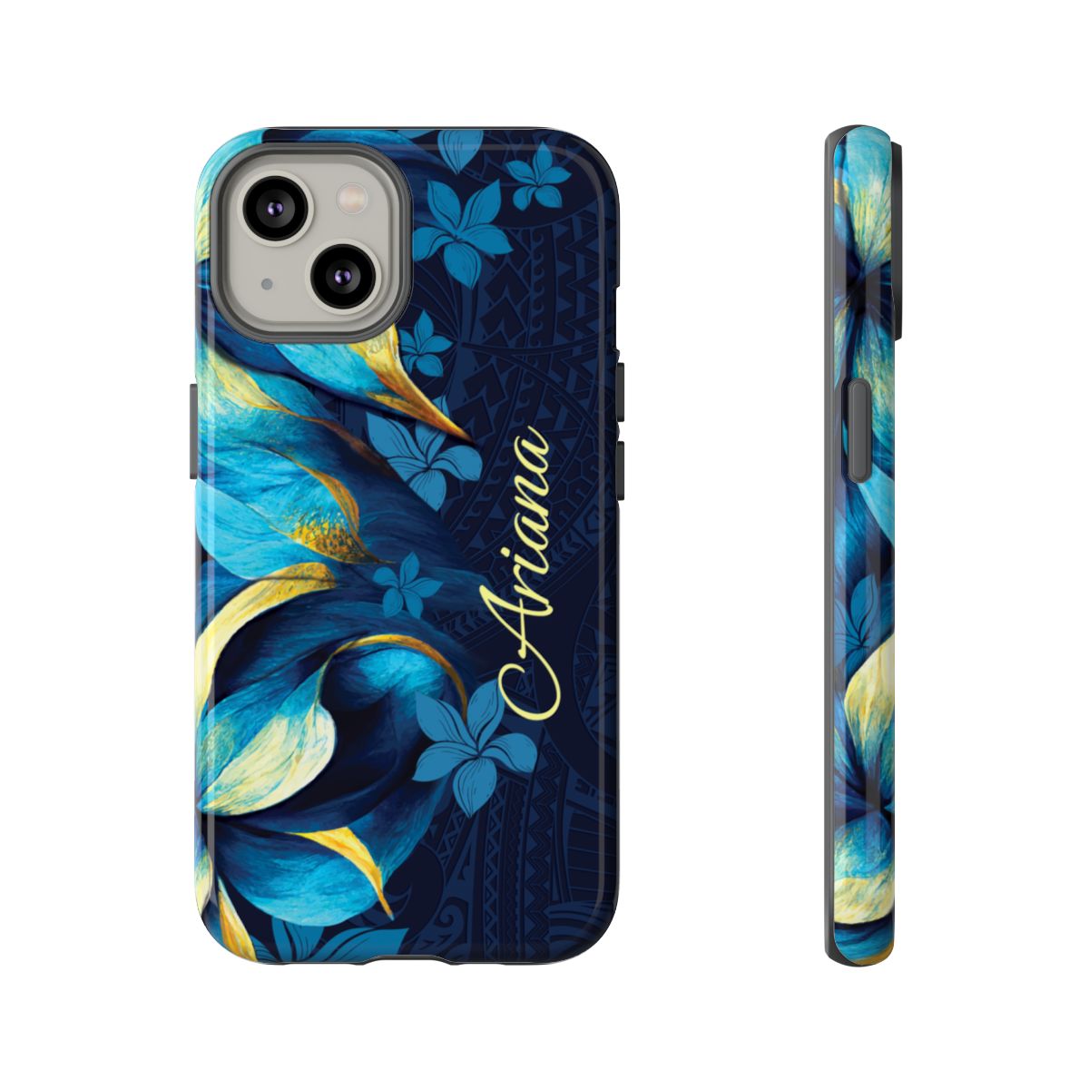 Pō Mahina Personalized Tough Case for iPhone Phone Case The Local Banyan iPhone 14 Glossy