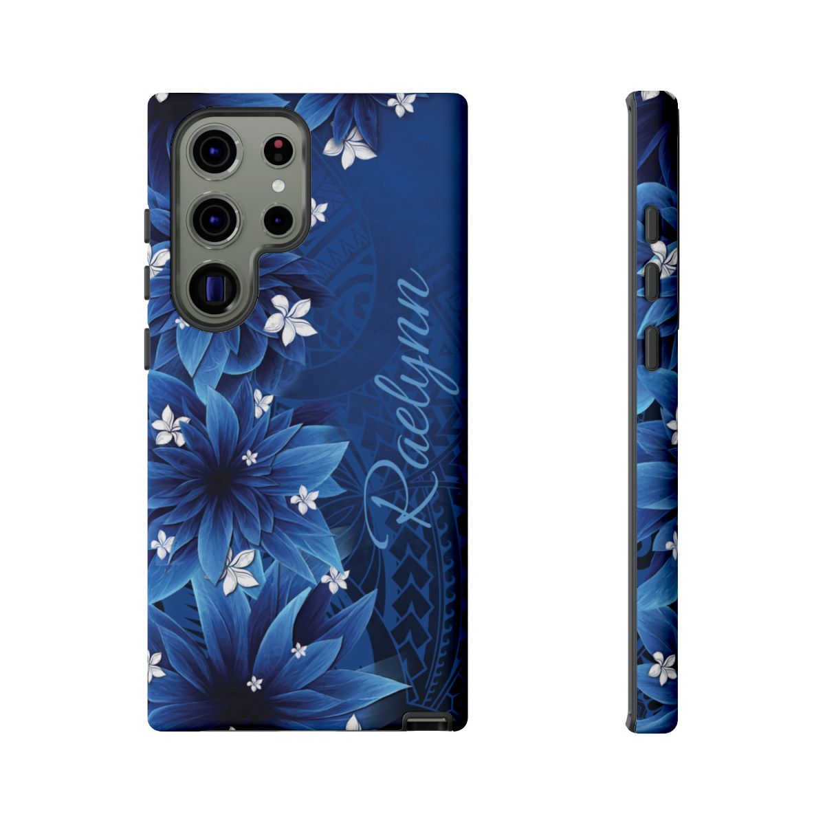 Hoku Pua Personalized Tough Case for Samsung Galaxy - Script Font Phone Case The Local Banyan Samsung Galaxy S23 Ultra Matte