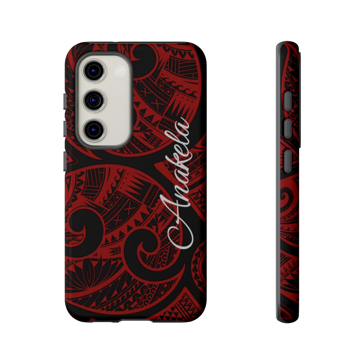 Island Tribal Personalized Tough Case for Samsung Galaxy - Script Font Phone Case The Local Banyan Samsung Galaxy S23 Glossy