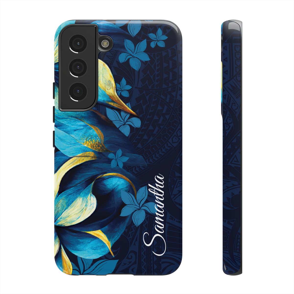 Po Mahina Personalized Tough Case for Samsung Galaxy Phone Case The Local Banyan Samsung Galaxy S22 Glossy