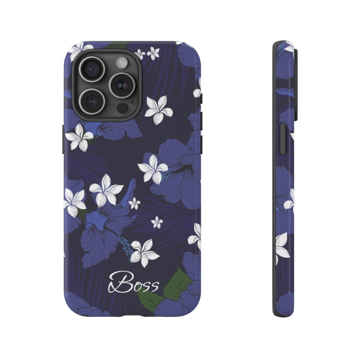 Vintage Blue Personalized Tough Case for iPhone Phone Case The Local Banyan iPhone 15 Pro Max Glossy