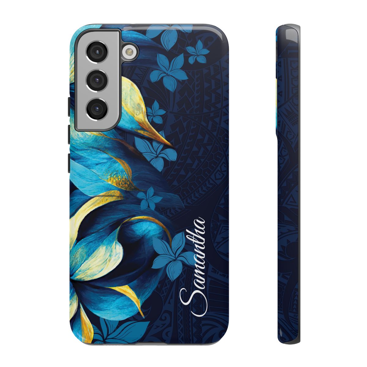 Po Mahina Personalized Tough Case for Samsung Galaxy Phone Case The Local Banyan Samsung Galaxy S22 Plus Glossy