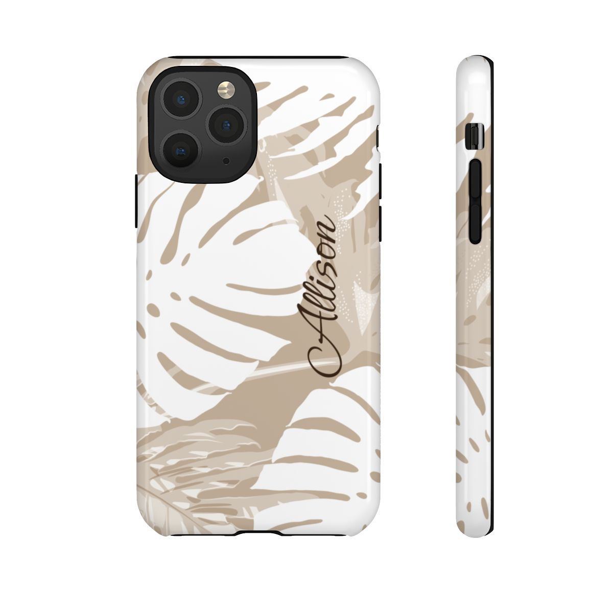 Exotic Monstera Personalized Tough Case for iPhone Phone Case The Local Banyan