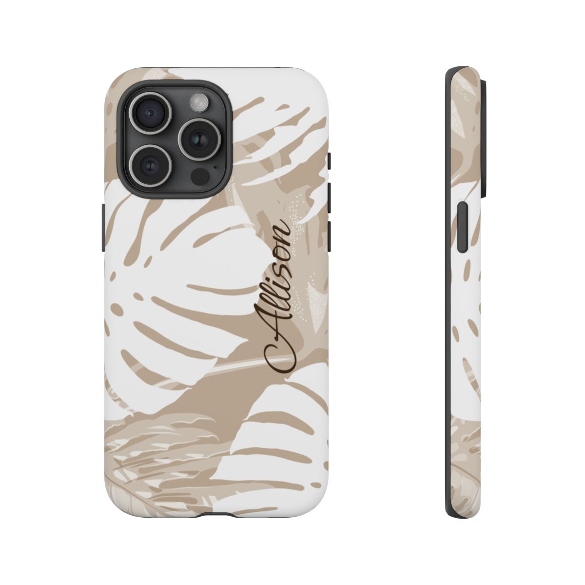 Exotic Monstera Personalized Tough Case for iPhone Phone Case The Local Banyan iPhone 15 Pro Max Matte