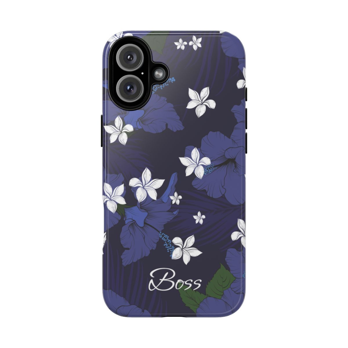 Vintage Blue Personalized Tough Case for iPhone Phone Case The Local Banyan iPhone 16 Plus Glossy