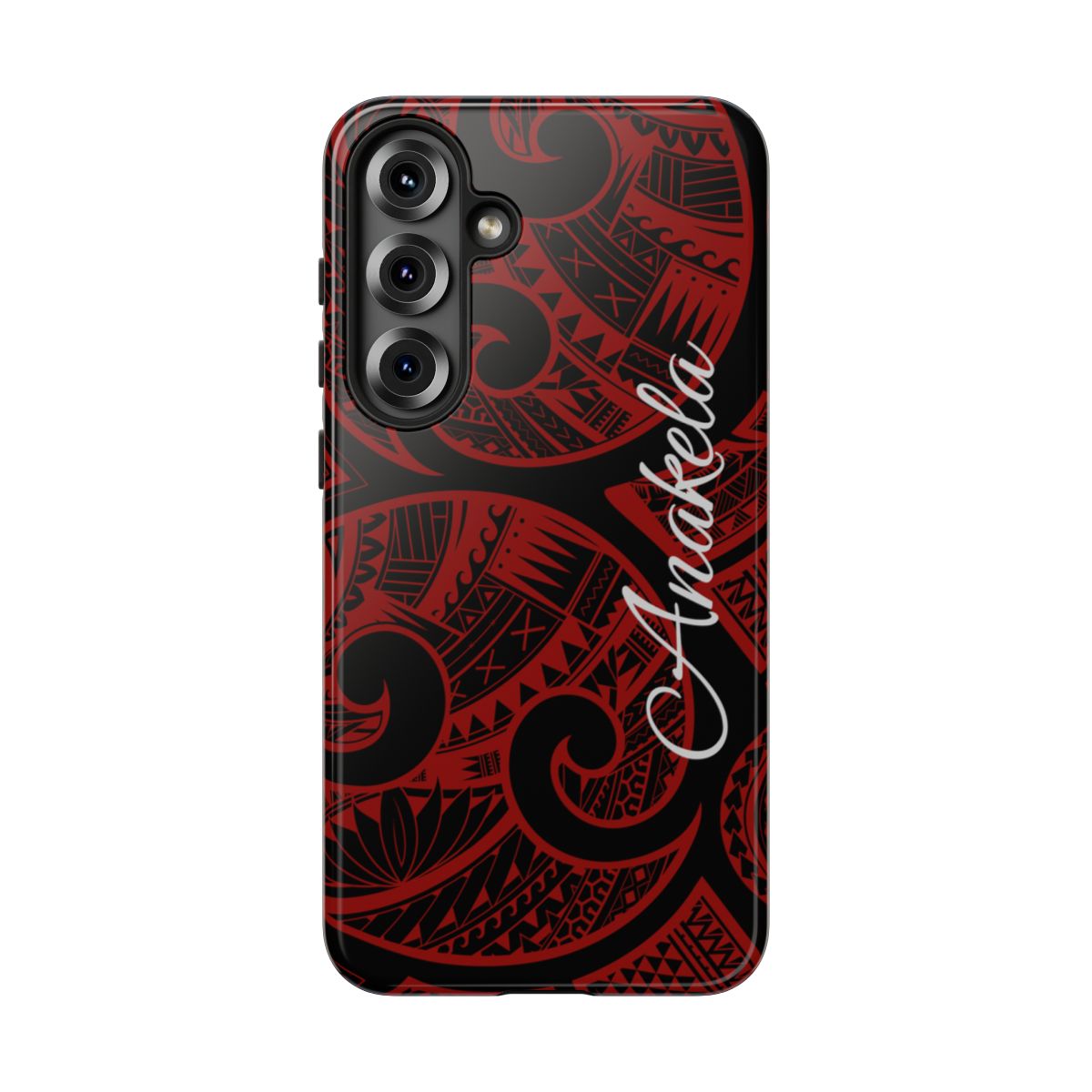 Island Tribal Personalized Tough Case for Samsung Galaxy - Script Font Phone Case The Local Banyan Samsung Galaxy S25 Plus Glossy