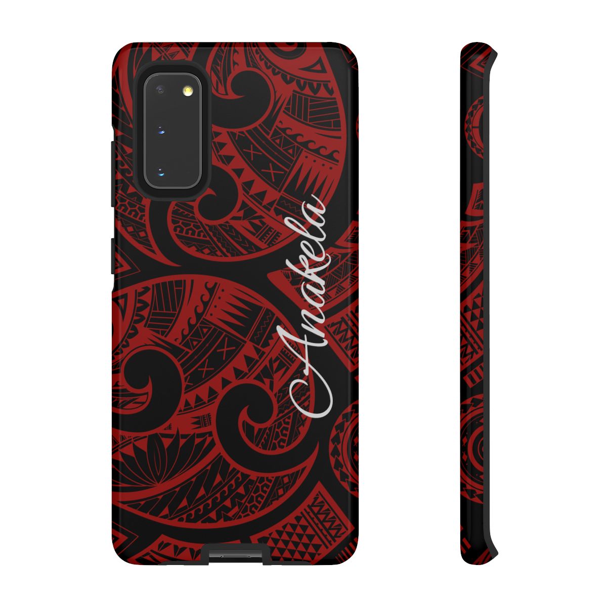 Island Tribal Personalized Tough Case for Samsung Galaxy - Script Font Phone Case The Local Banyan Samsung Galaxy S20 Glossy